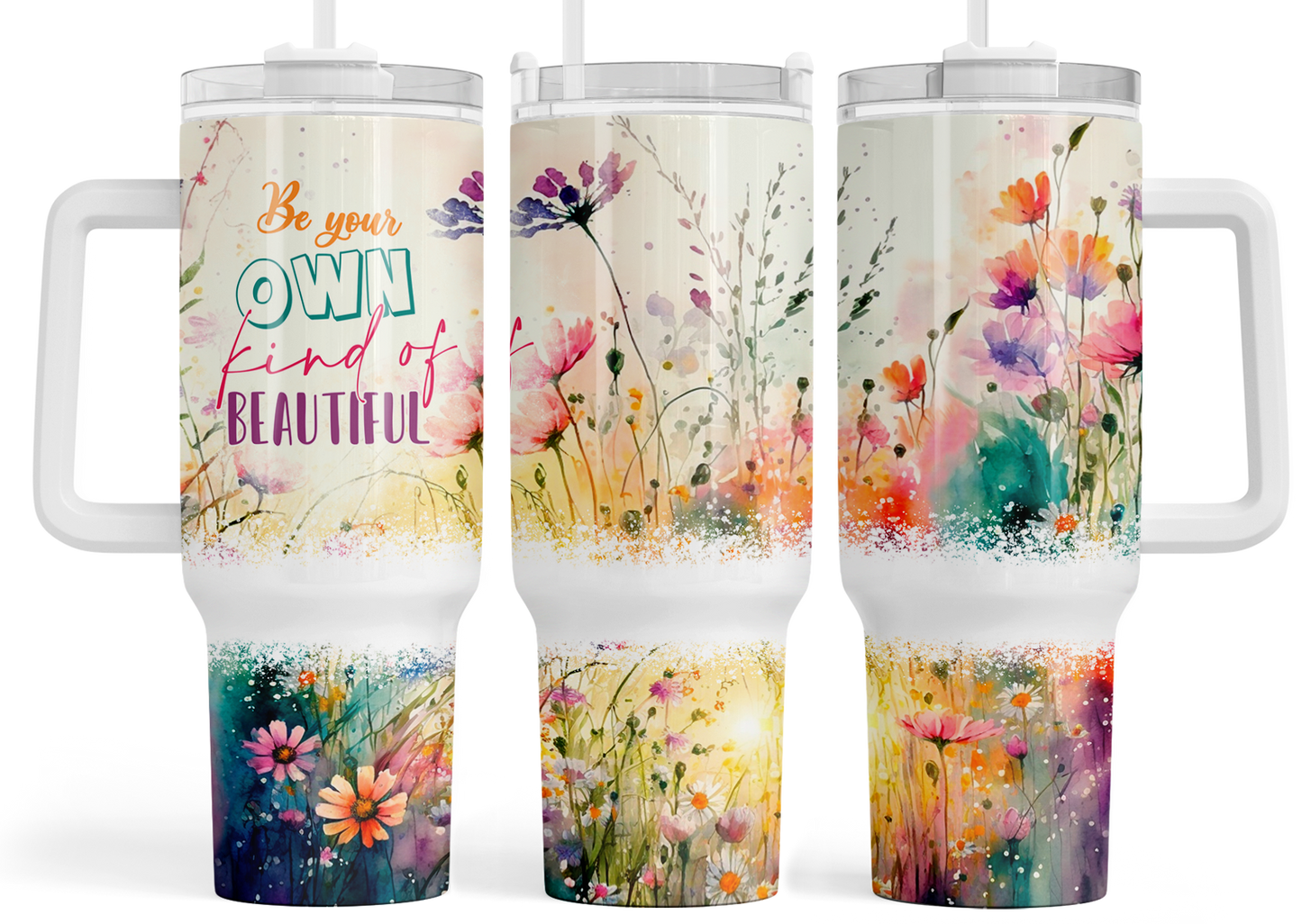 40oz Be Your Own Kind of Beautiful Tumbler