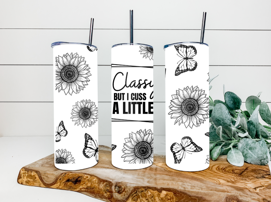 20oz Classy but Cuss Tumbler