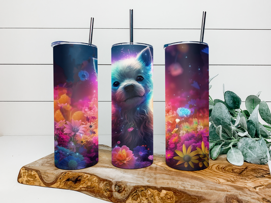 20oz Cute Dog Tumbler