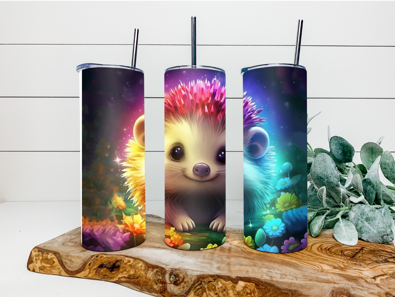 20oz Cute Hedgehog Tumbler