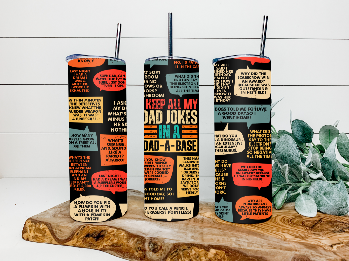 20oz Dad Jokes Tumbler