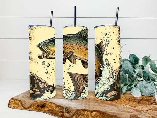 20oz Fish Tumbler