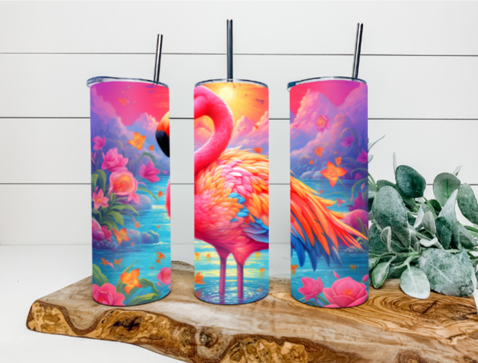 20oz Flamingo Tumbler