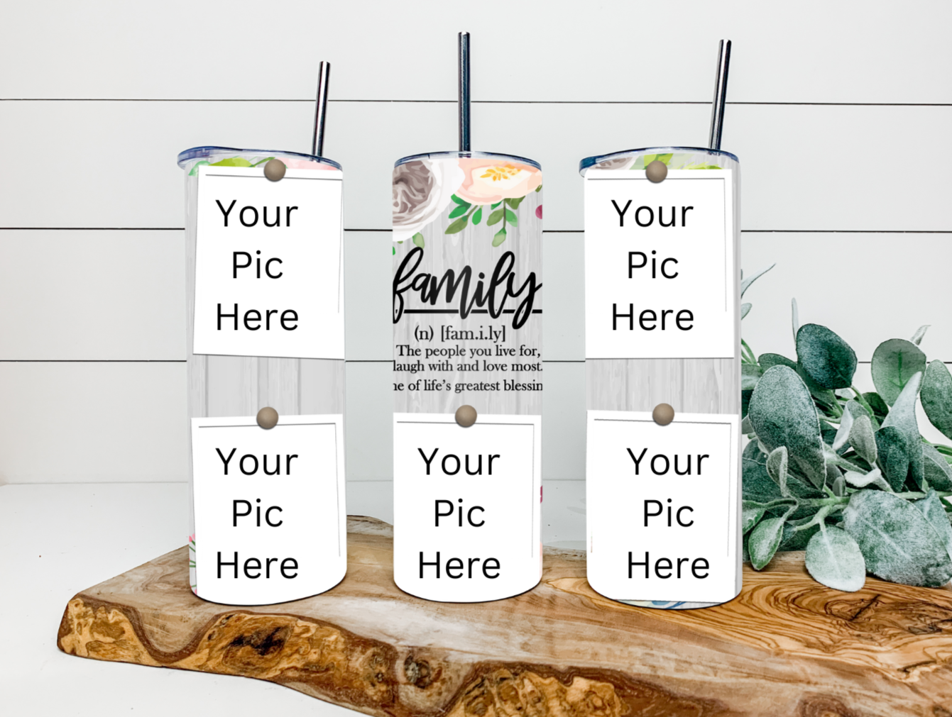 20oz Floral Family Tumbler