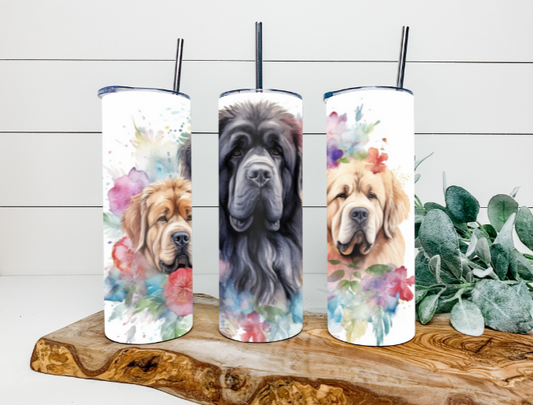 20oz Floral Newfoundland Tumbler