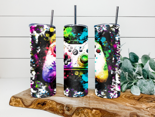 20oz Games Controller Tumbler