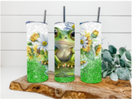 20oz Glitter Frog Tumbler