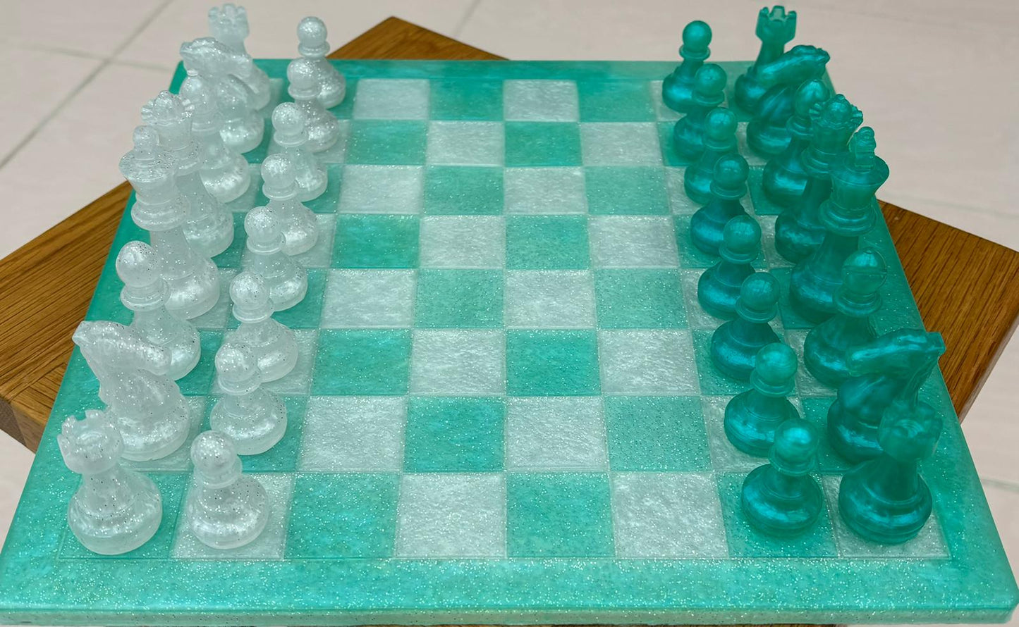 Resin Chess & Draughts Sets