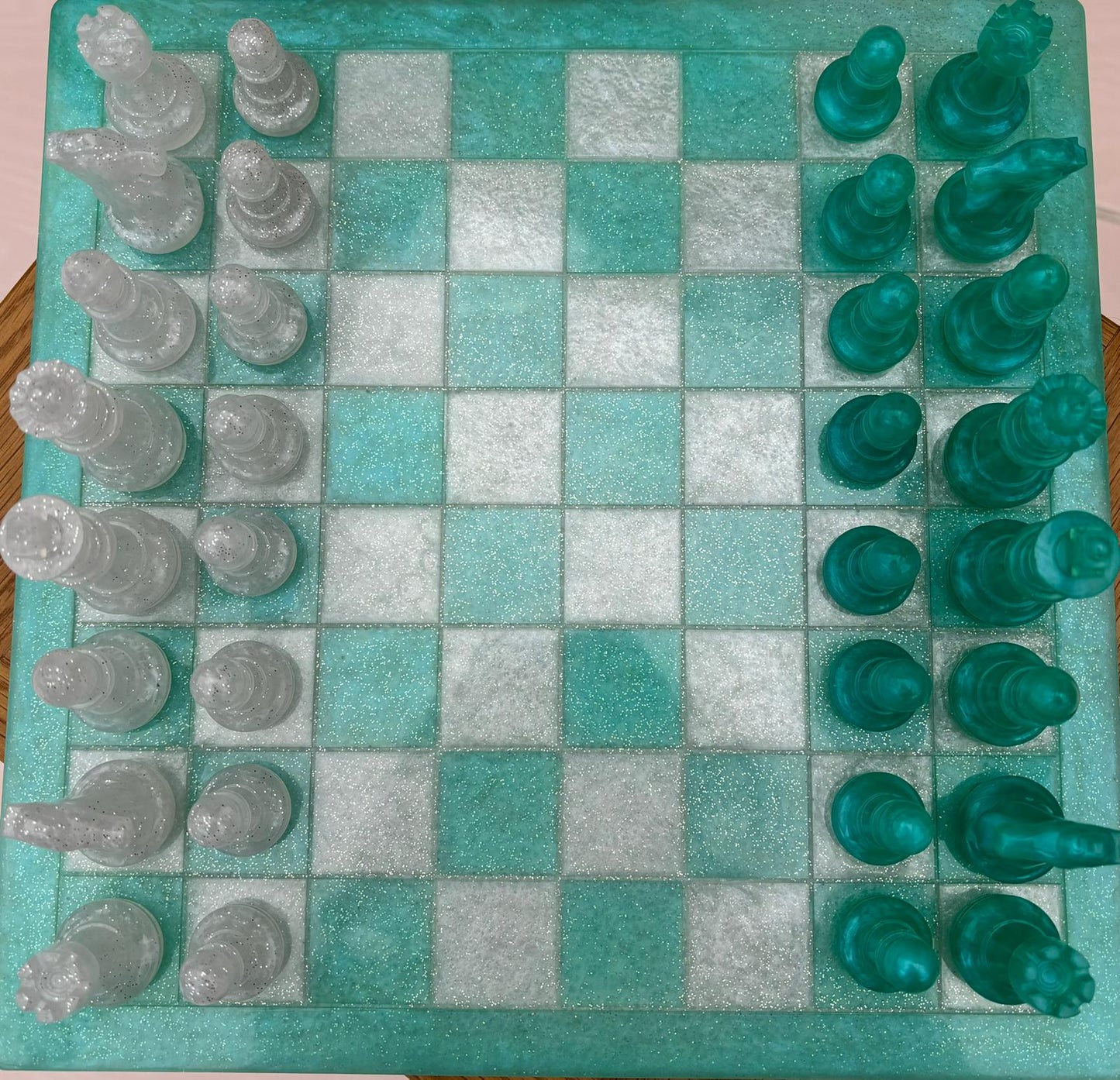 Resin Chess & Draughts Sets