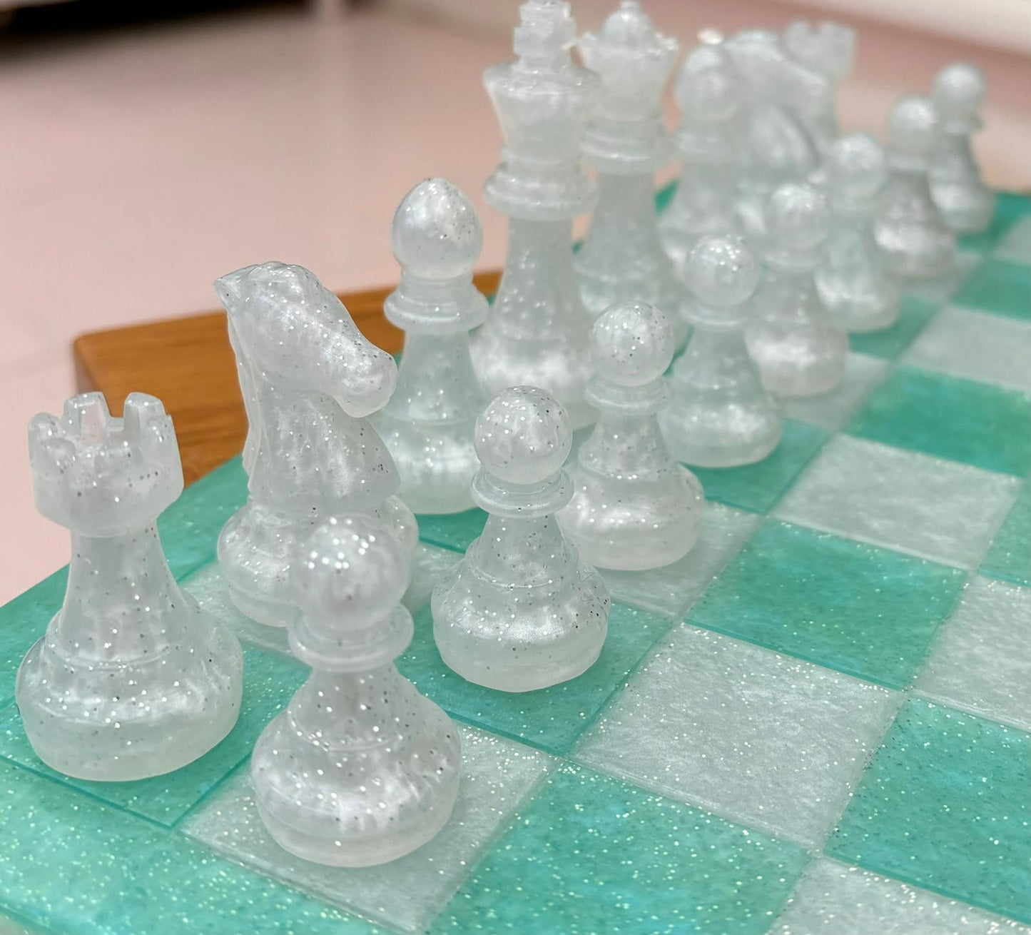 Resin Chess & Draughts Sets