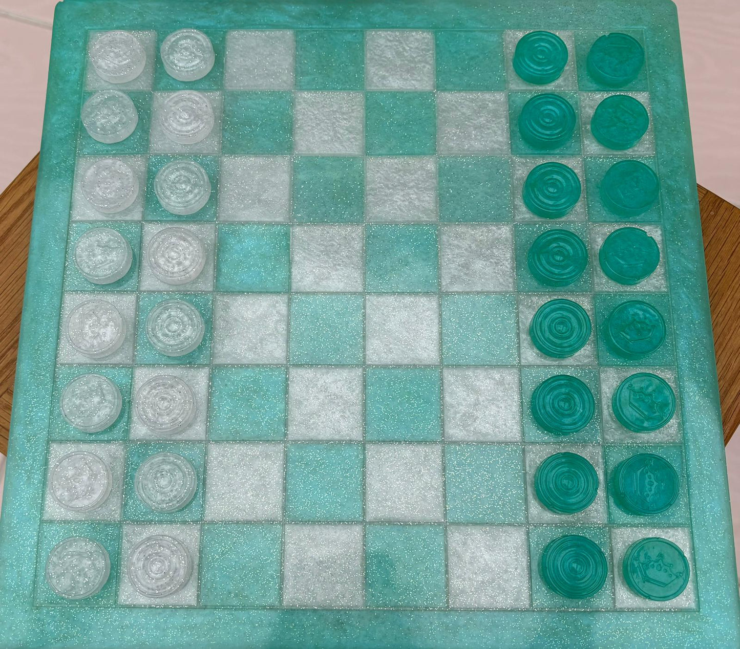 Resin Chess & Draughts Sets