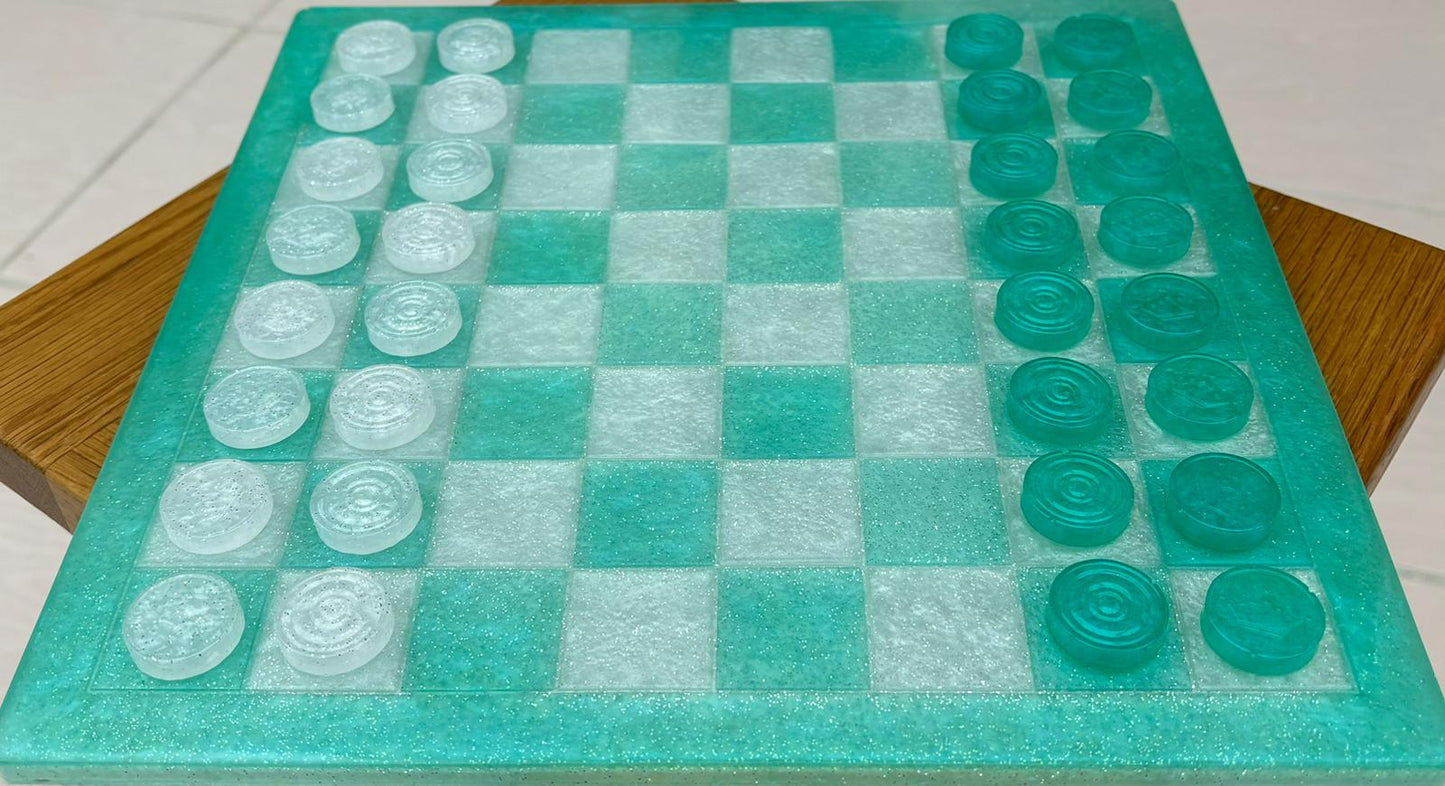 Resin Chess & Draughts Sets