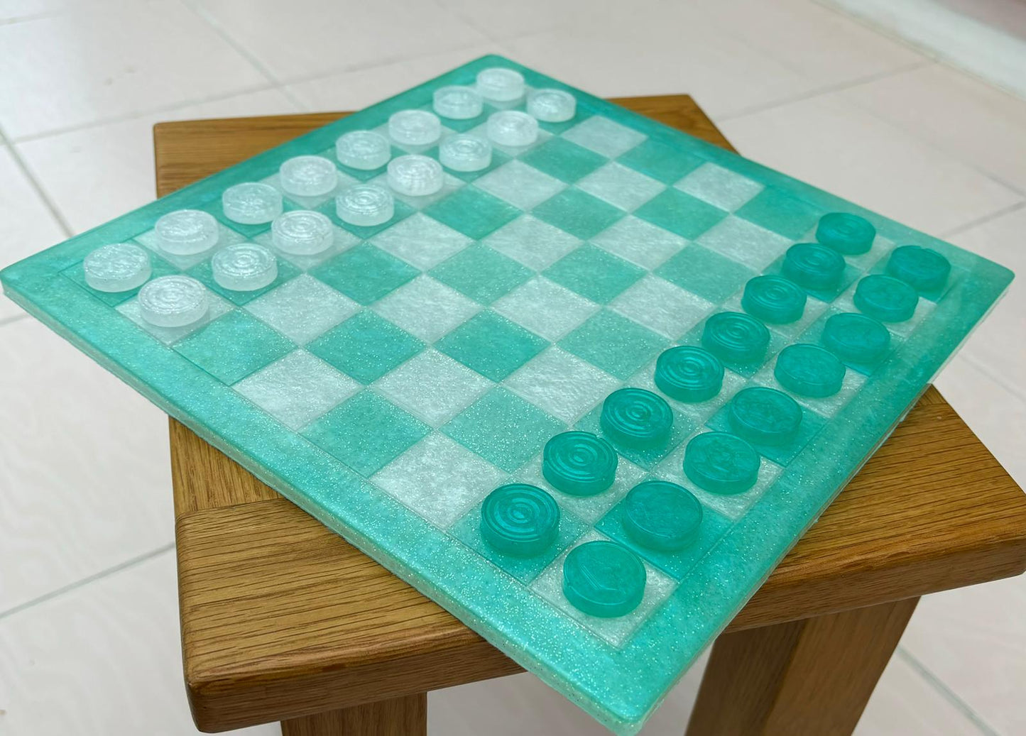 Resin Chess & Draughts Sets