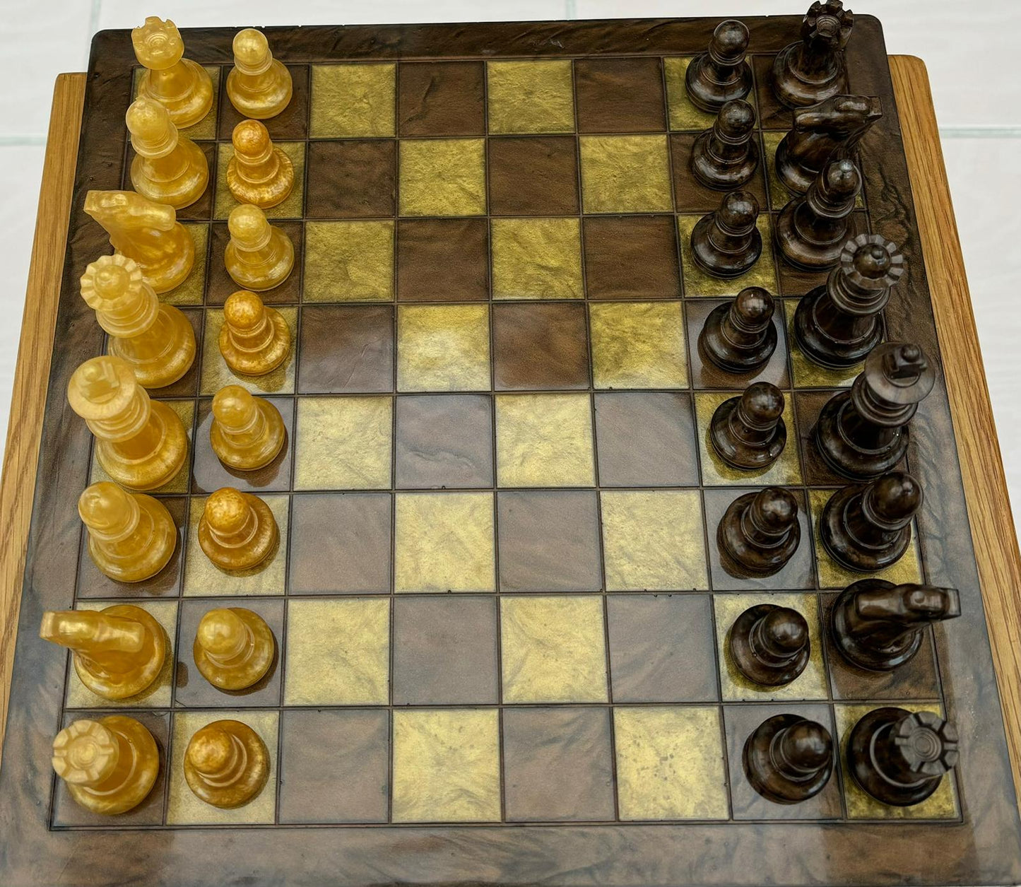 Resin Chess & Draughts Sets