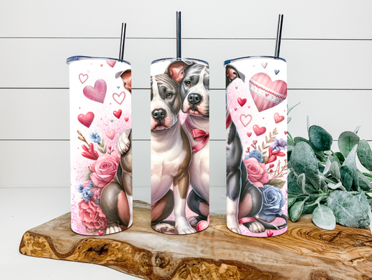 20oz Love My Staffie Tumbler