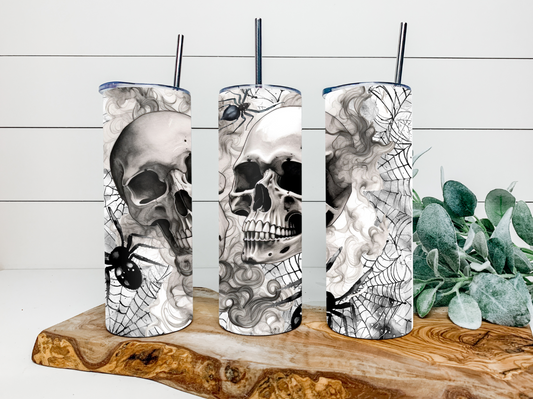 20oz Skull & Spiders Tumbler