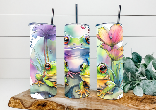 20oz 3 Frogs Tumbler